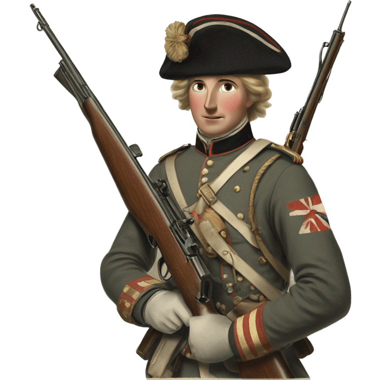 british soldier with rifle 19 century emoji