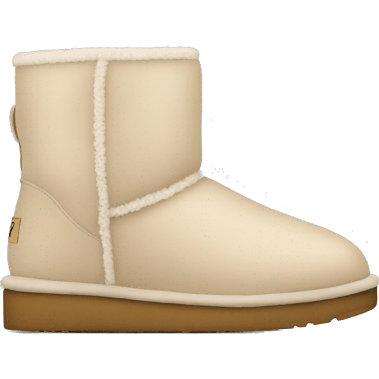 light beige uggs emoji