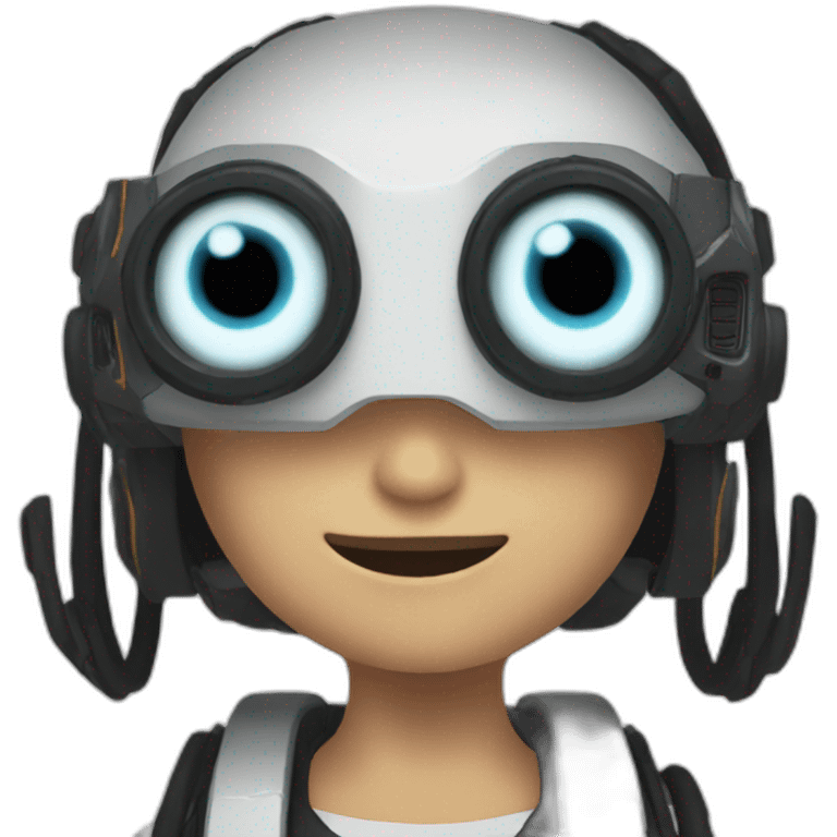 Glados from portal emoji