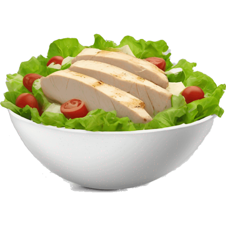 chicken ceaser salad emoji