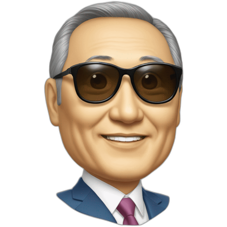 Nazarbayev Nursultan sun glasses emoji