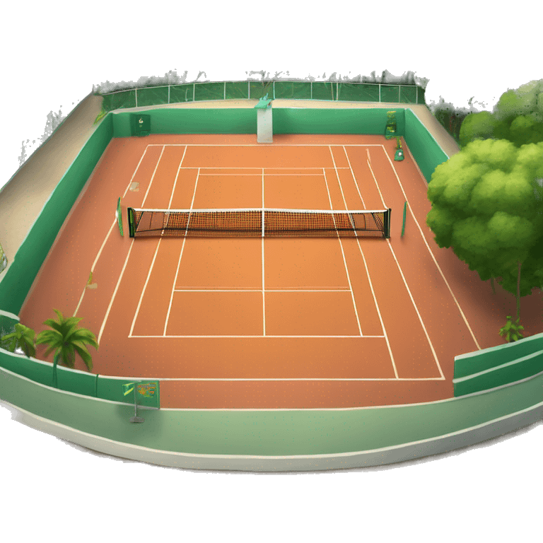 Tenis court en Santo Domingo  emoji