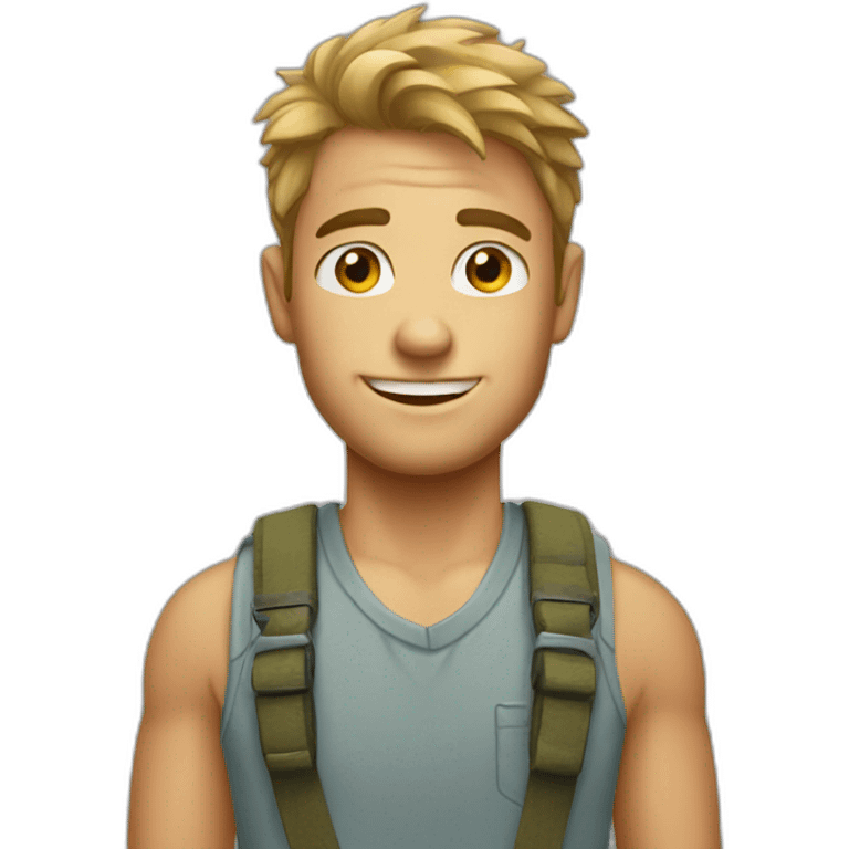 An Australian lad emoji