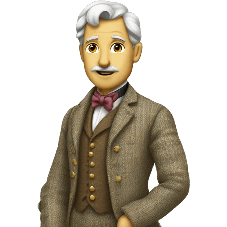 aristocrat in tweed emoji