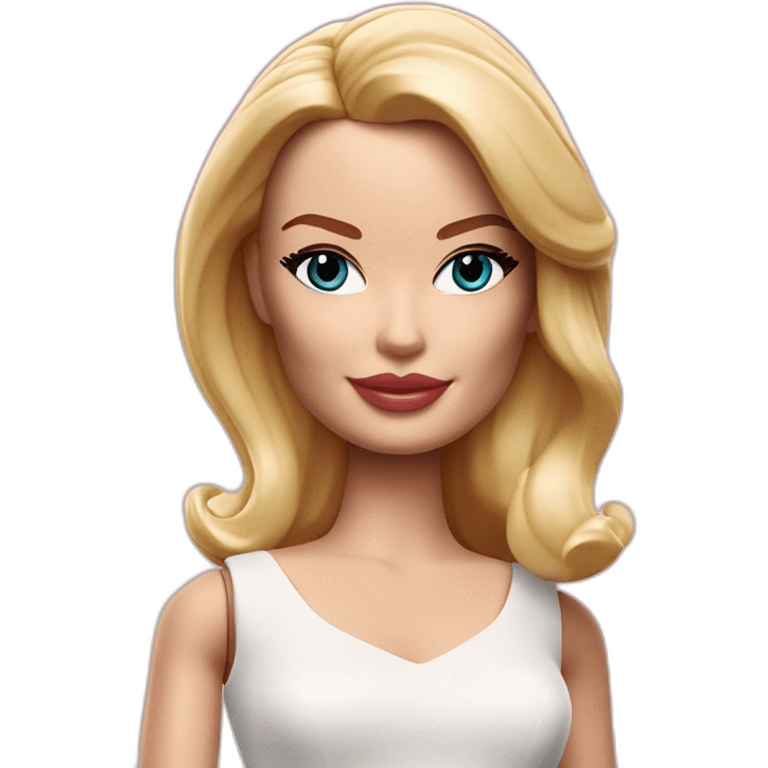 Margot Robbie Barbie emoji