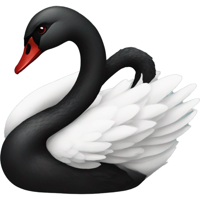 Black swan emoji