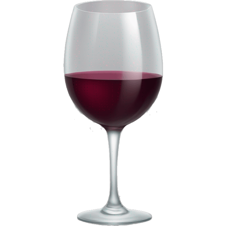 Wine in a glass emoji