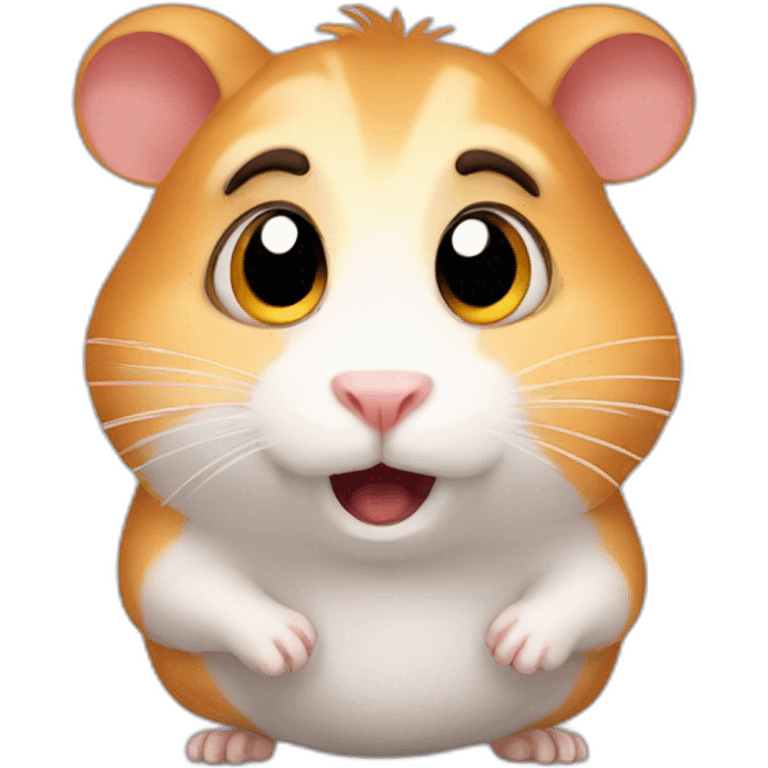 scared hamster emoji