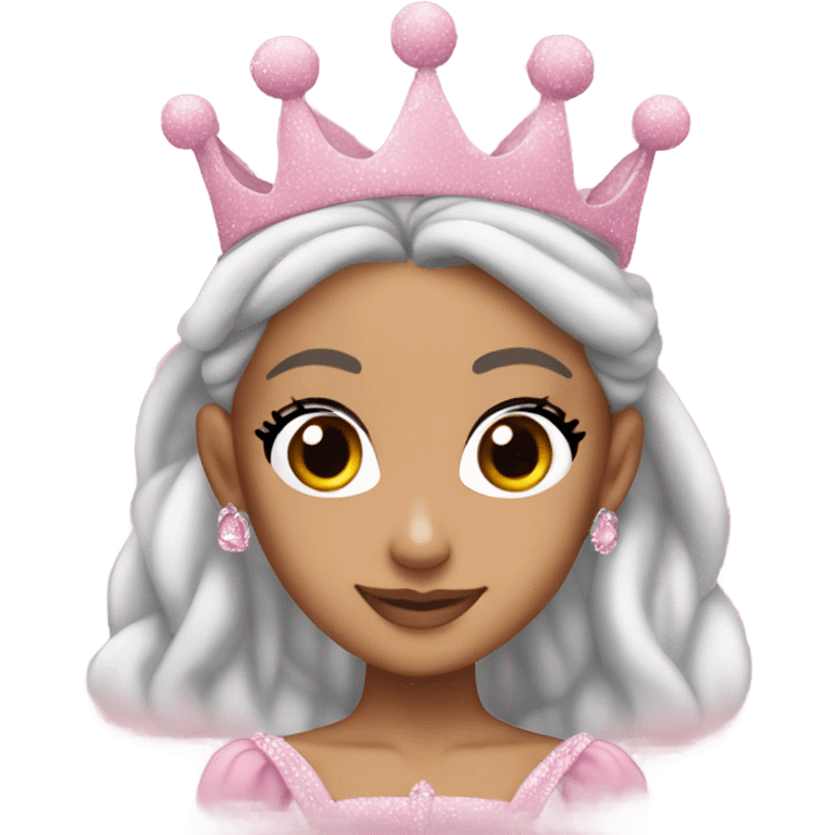 Ariana grande as a pink princess emoji