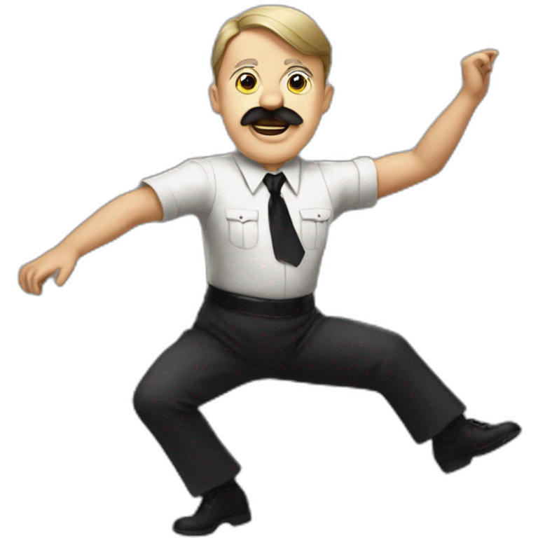 Hitler dancing emoji