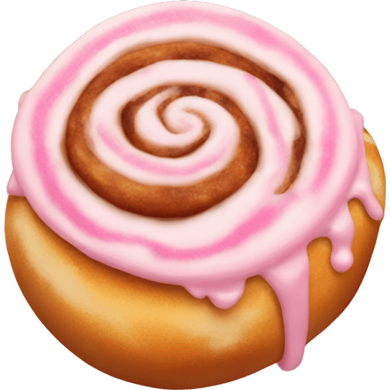 pink cinnamon roll emoji