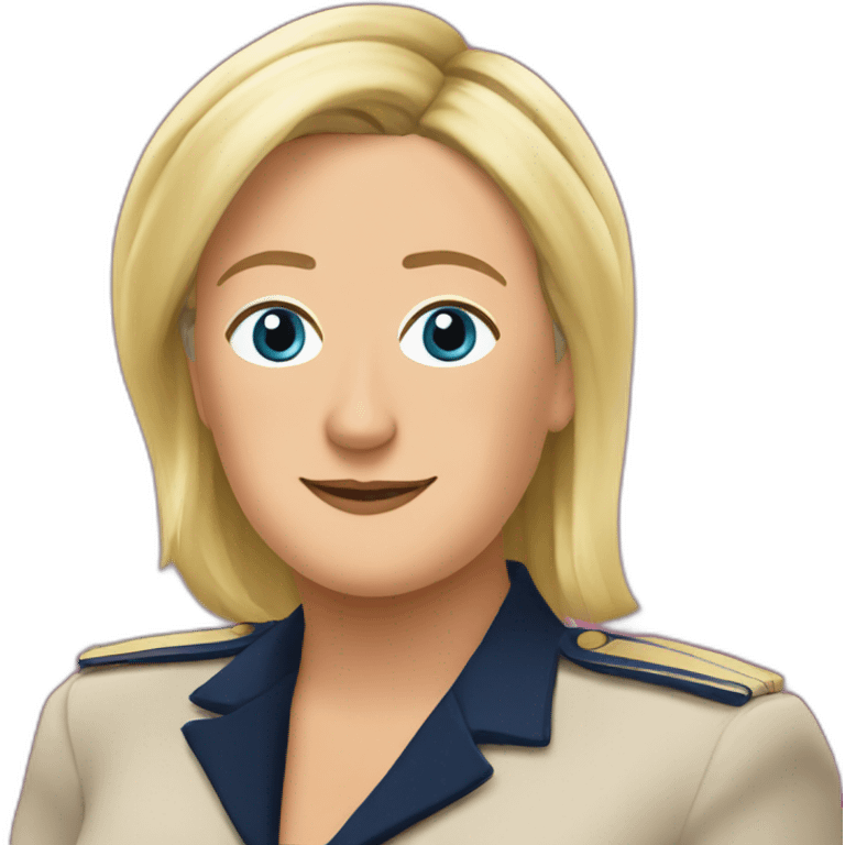 Marine le pen  emoji