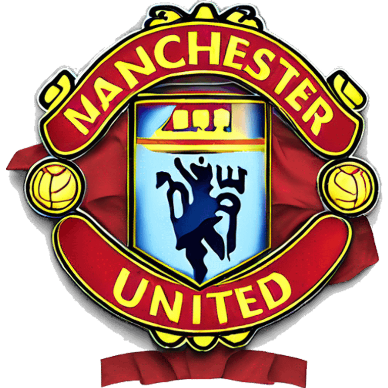 Logo Manchester United avec Manchester City  emoji