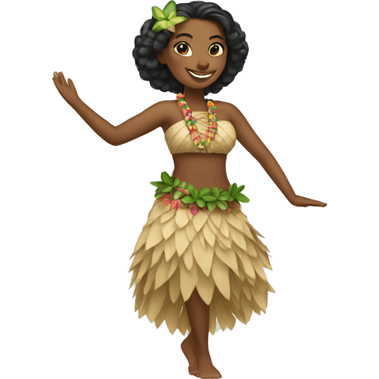 Beautiful Hula Dancer emoji