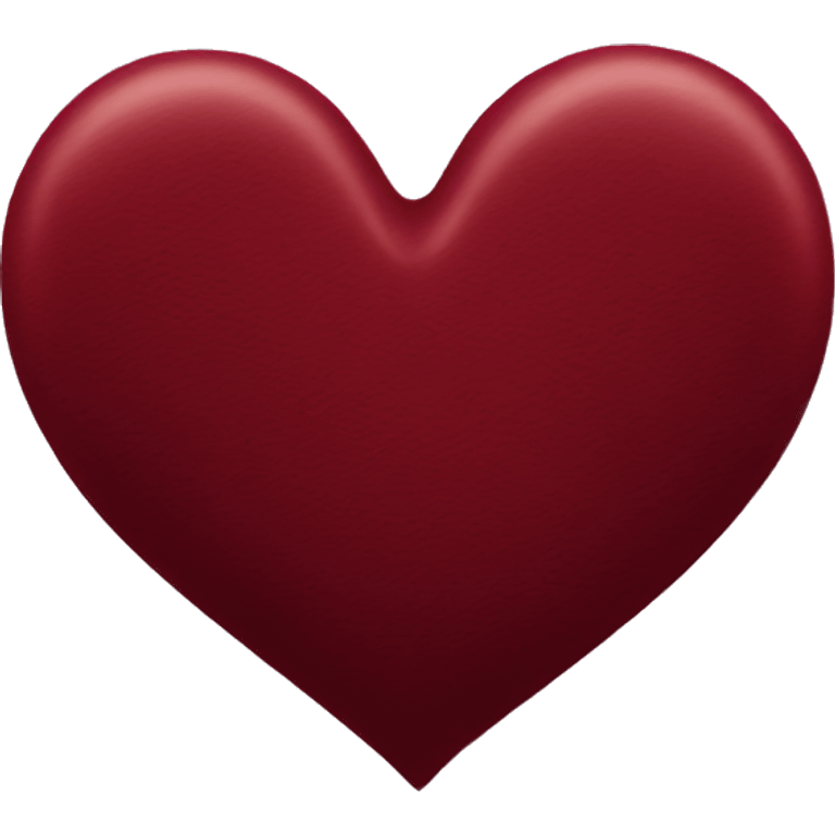 dark red heart emoji