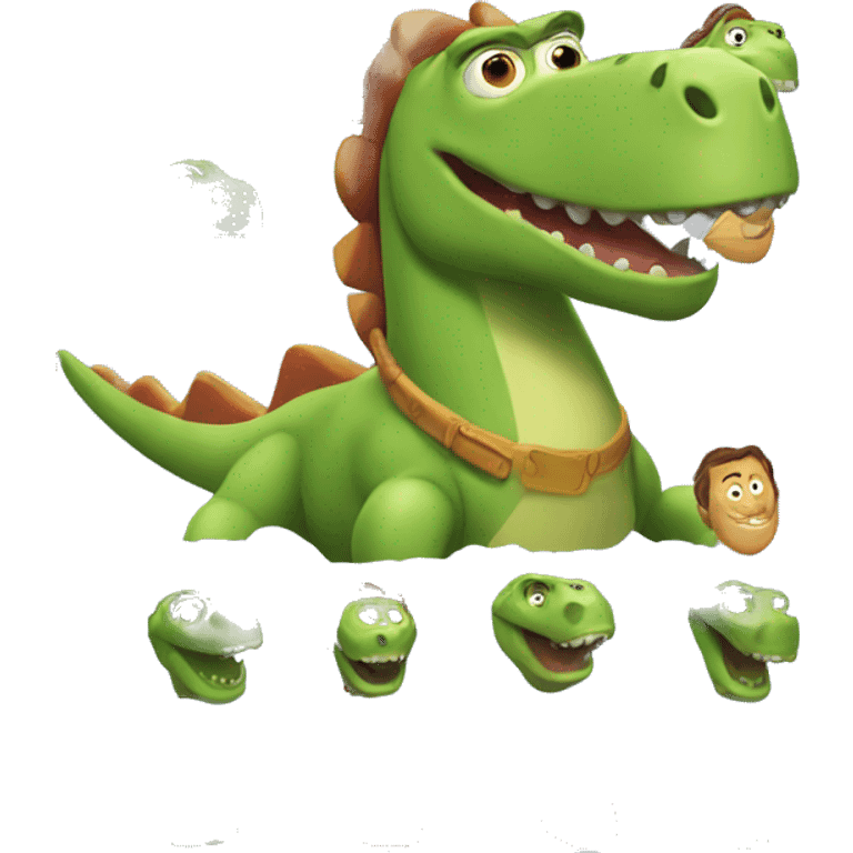 Toy story Dinosaur  emoji