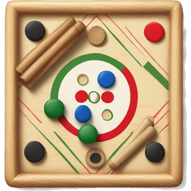 playing carrom emoji