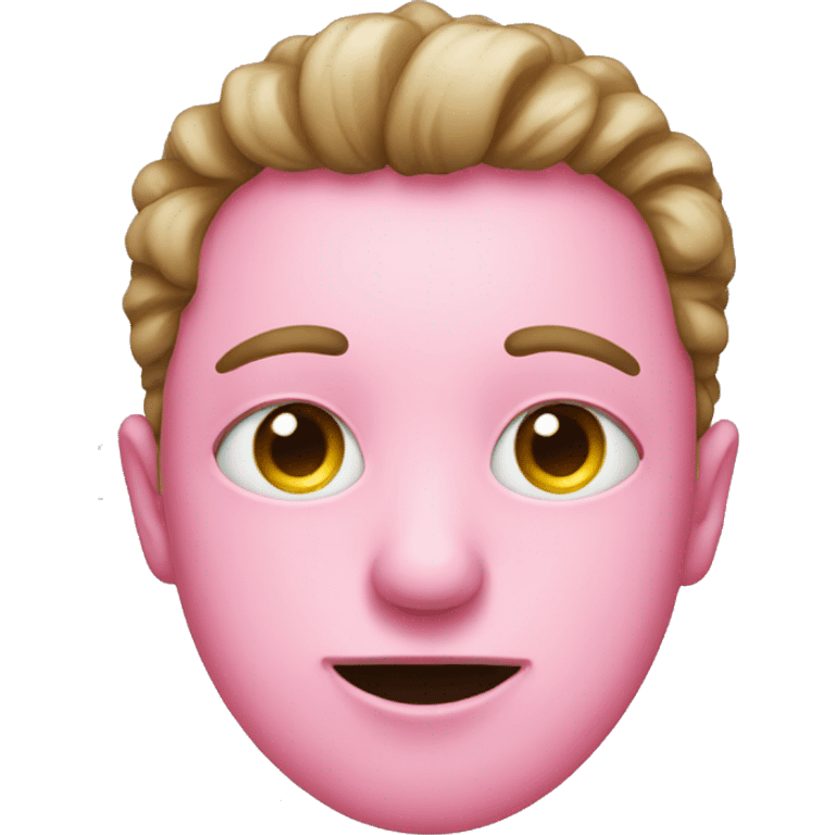 pink heart eye face emoji