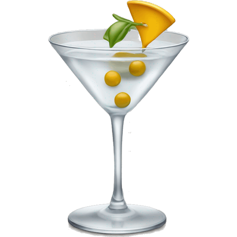 Dry martini with a twist  emoji