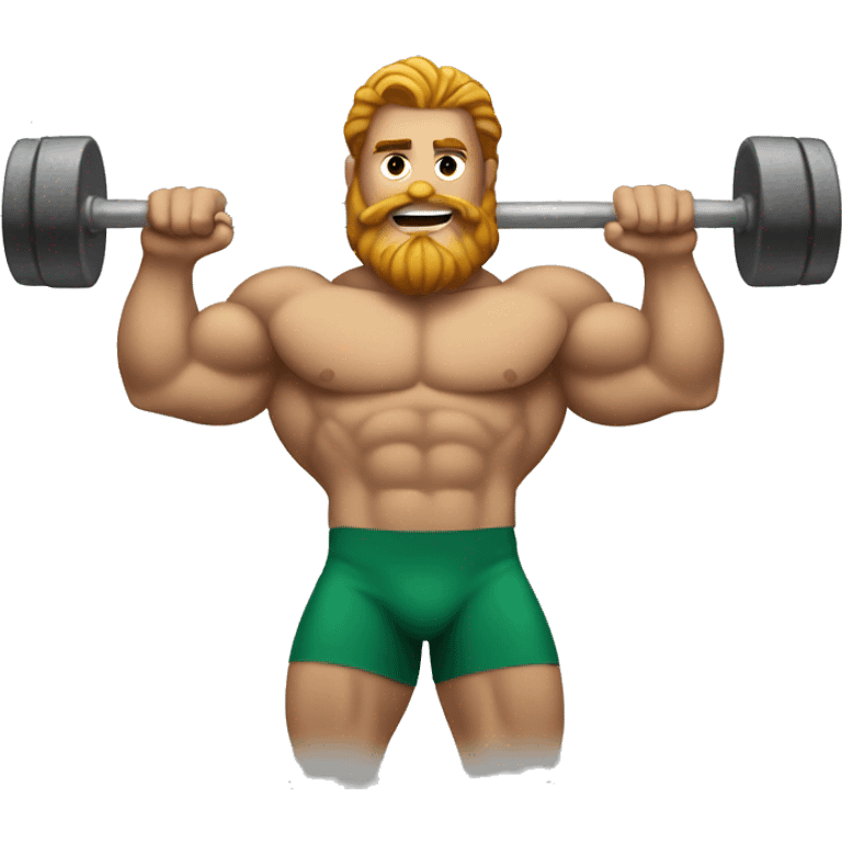 aquaman lifting weights emoji