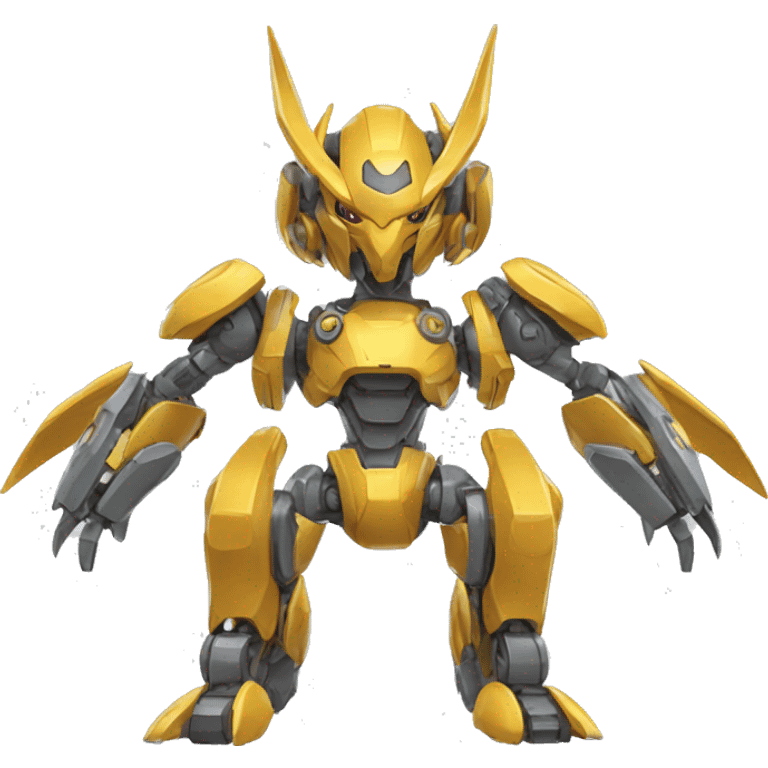 Futuristic Mechanical Pokémon-Medabot-Dragon full body emoji