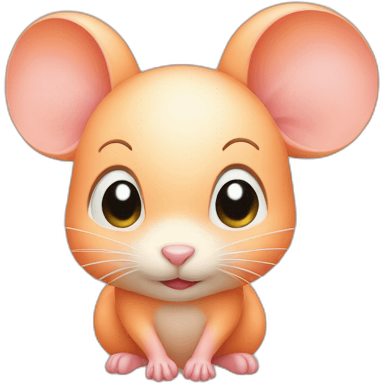 Peach little mouse  emoji