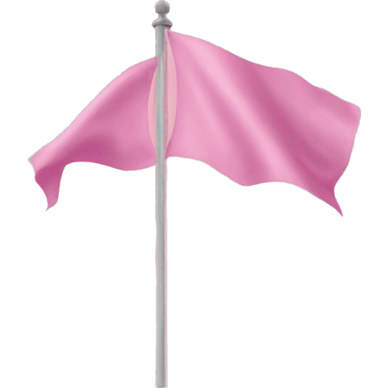 Pink flag  emoji