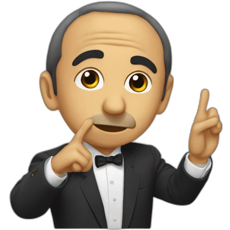 zemmour qui fait un dab emoji