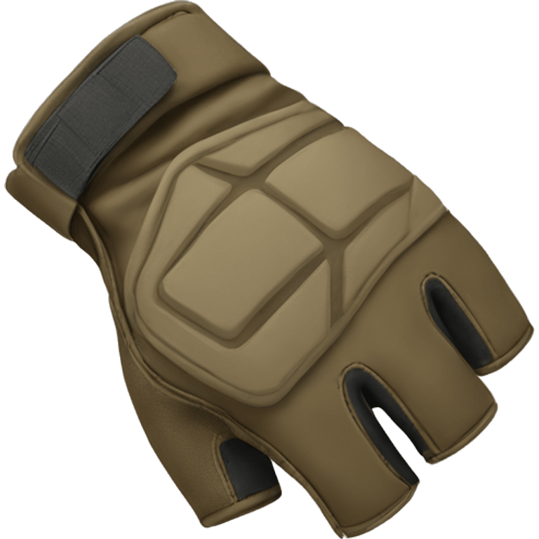 fingerless tactical glove emoji