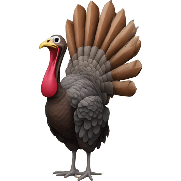 Turkey under a palm emoji