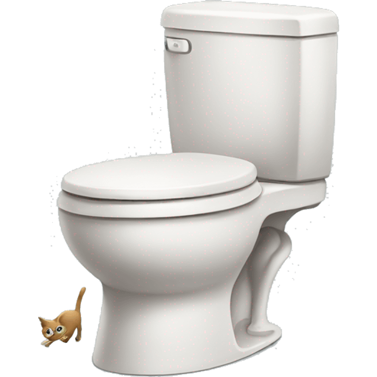 cat pooping on toilet emoji