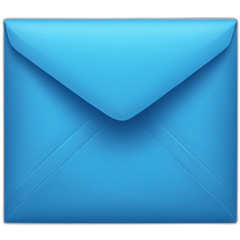 blue envelope emoji