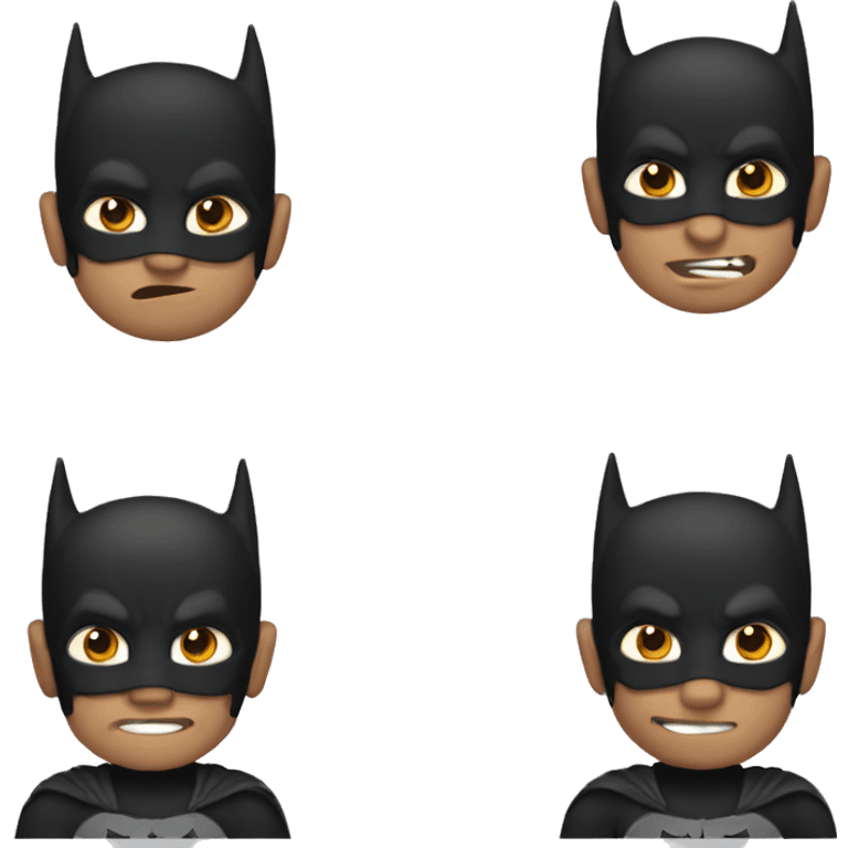 Bat man emoji