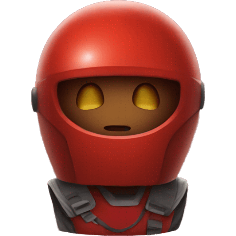 red spacial costume emoji