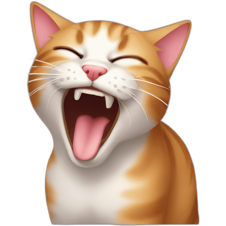 yawning cat emoji