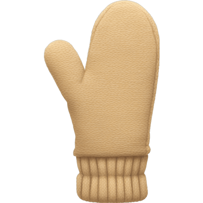 Beige mittens emoji