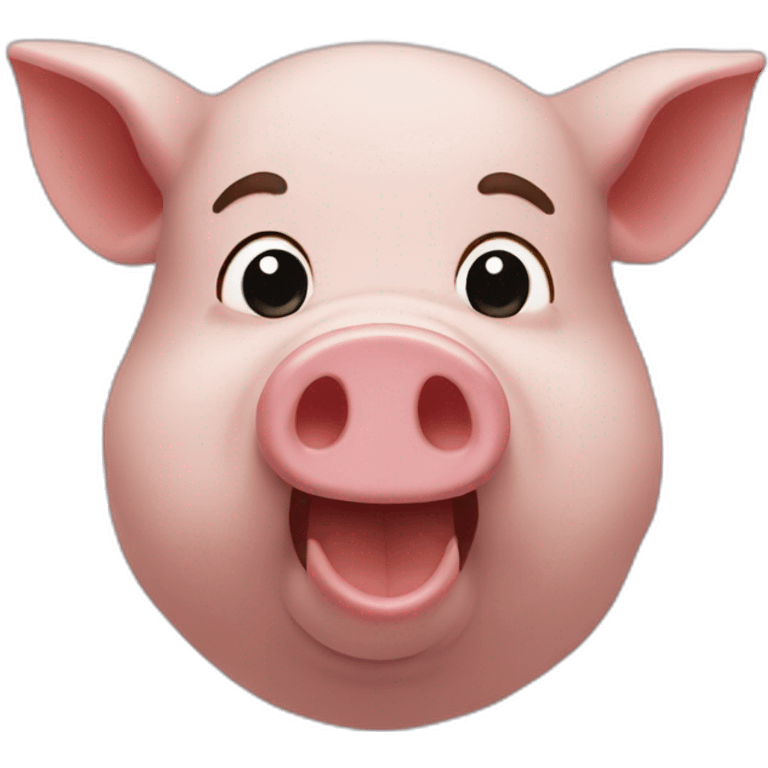 Cochon qui pete emoji