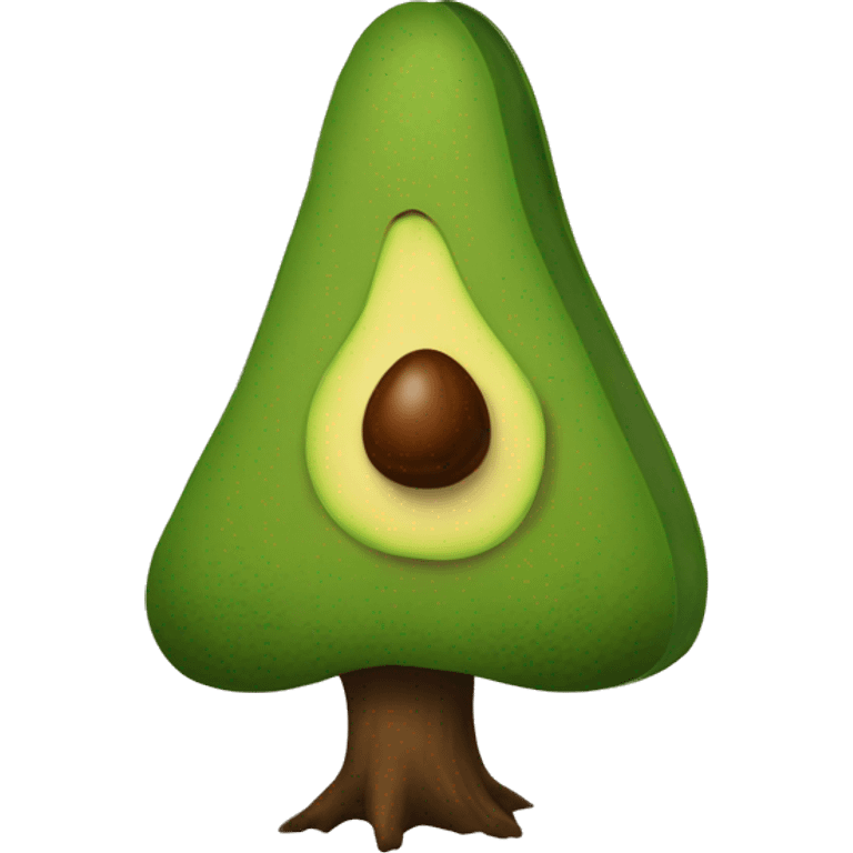 A tree with avocados  emoji