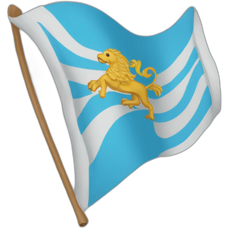 Bandera de Galicia emoji