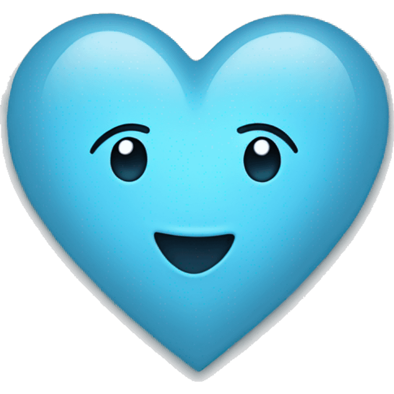 Light blue heart emoji