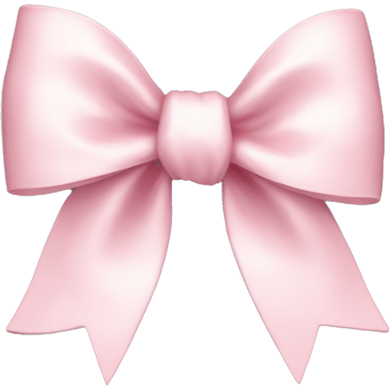 pale pink bow emoji