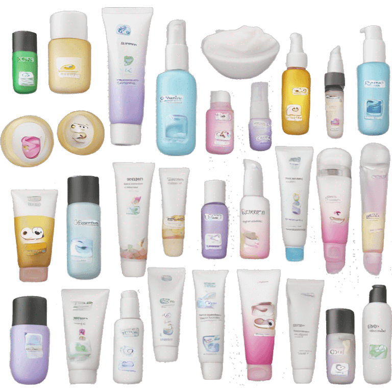 Skincare products emoji