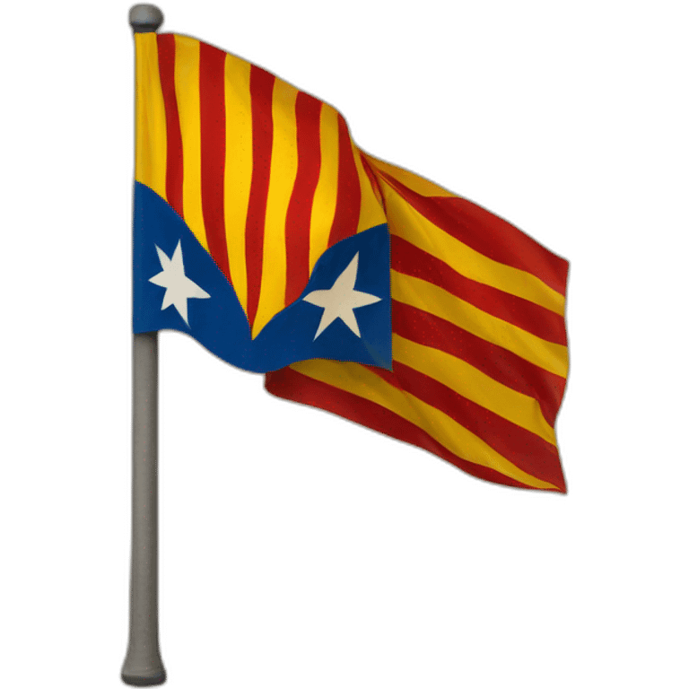 Independent four bars catalan flag emoji