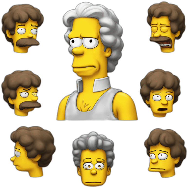 The simpsons 4k emoji