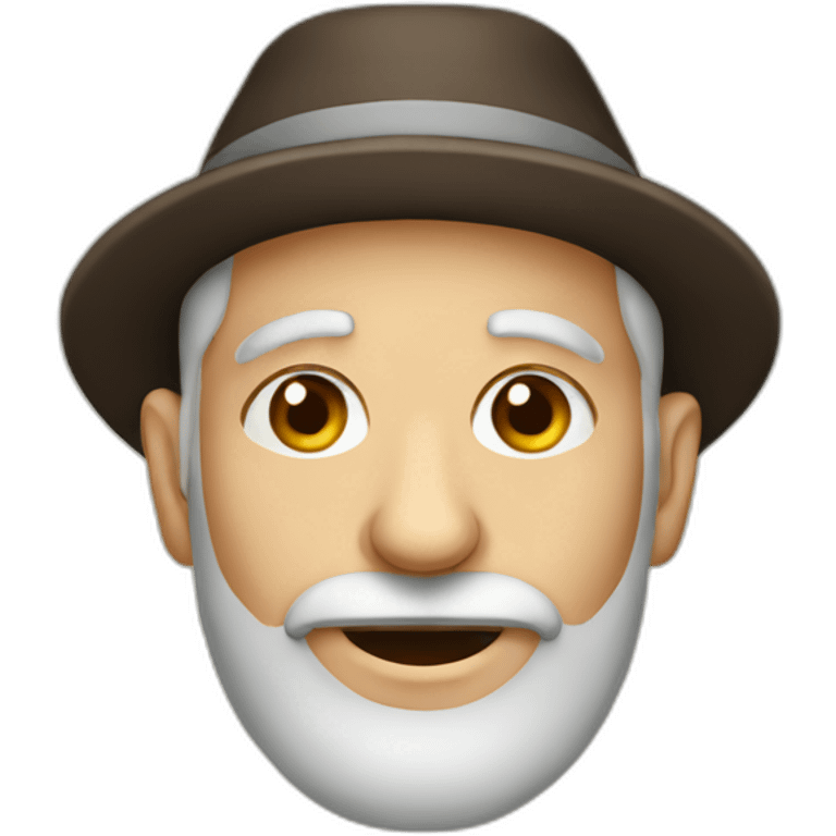 old jew in yarmulke emoji