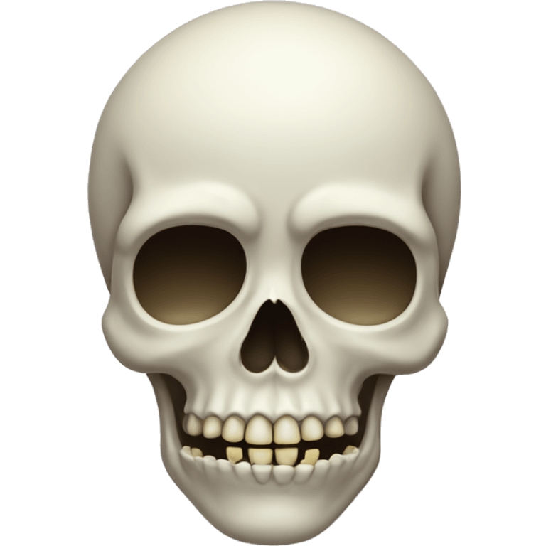 Classic skull with tears emoji