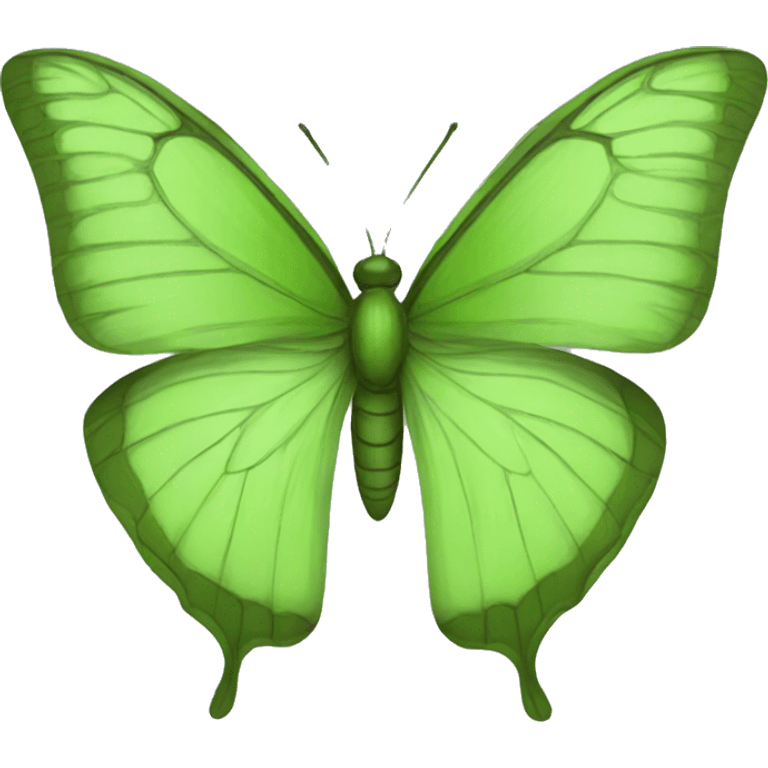 Mariposa verde emoji