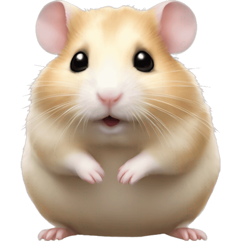 realistic hamster full body emoji