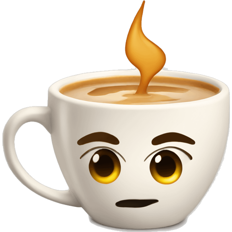 chai in a ceramic cup emoji