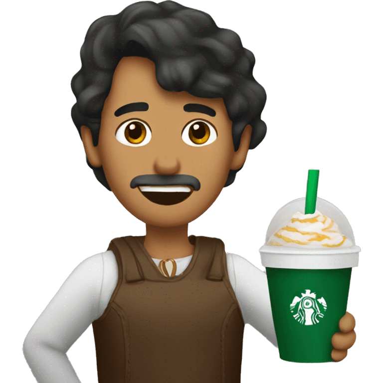 Mexican getting Starbucks  emoji